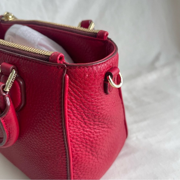 Tory Birch Robinson Pebbled Mini Square Tote - Picture 11 of 14